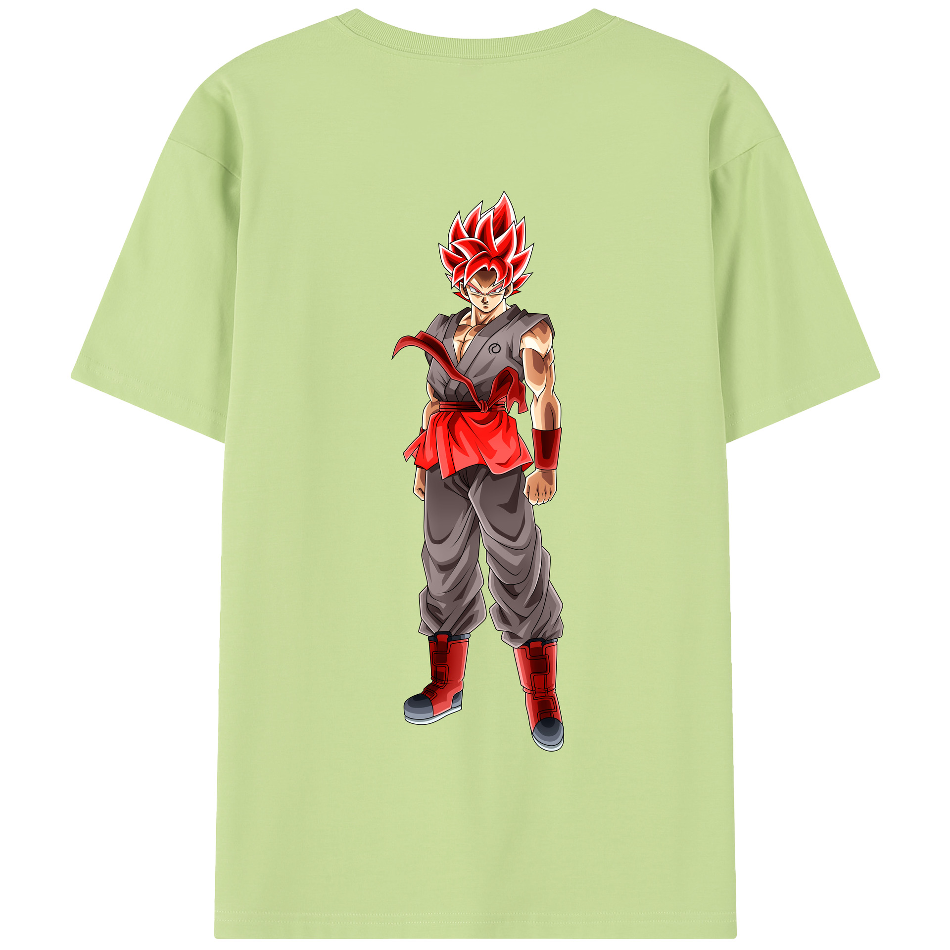 （画像用） ドラゴンボール 孫 悟飯（そんごはん）DRAGON BALL Son Gohan 綿100％半袖Tシャツ（背面プリント）